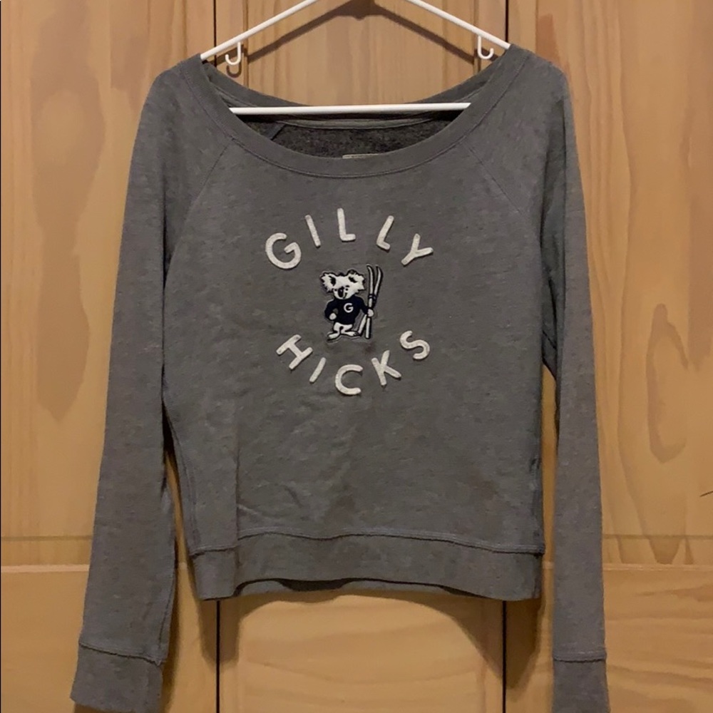 Gilly Hicks gray crewneck sweatshirt